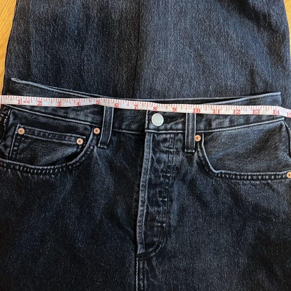 Denim Forum The '90s Boyfriend High Rise Tapered 30L size 27 - Picture 15 of 15